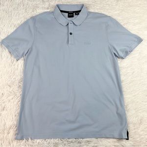 Hugo Boss Men's Small short sleeve classic fit polo shirt in light blue